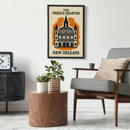 French Quarter Travel Poster