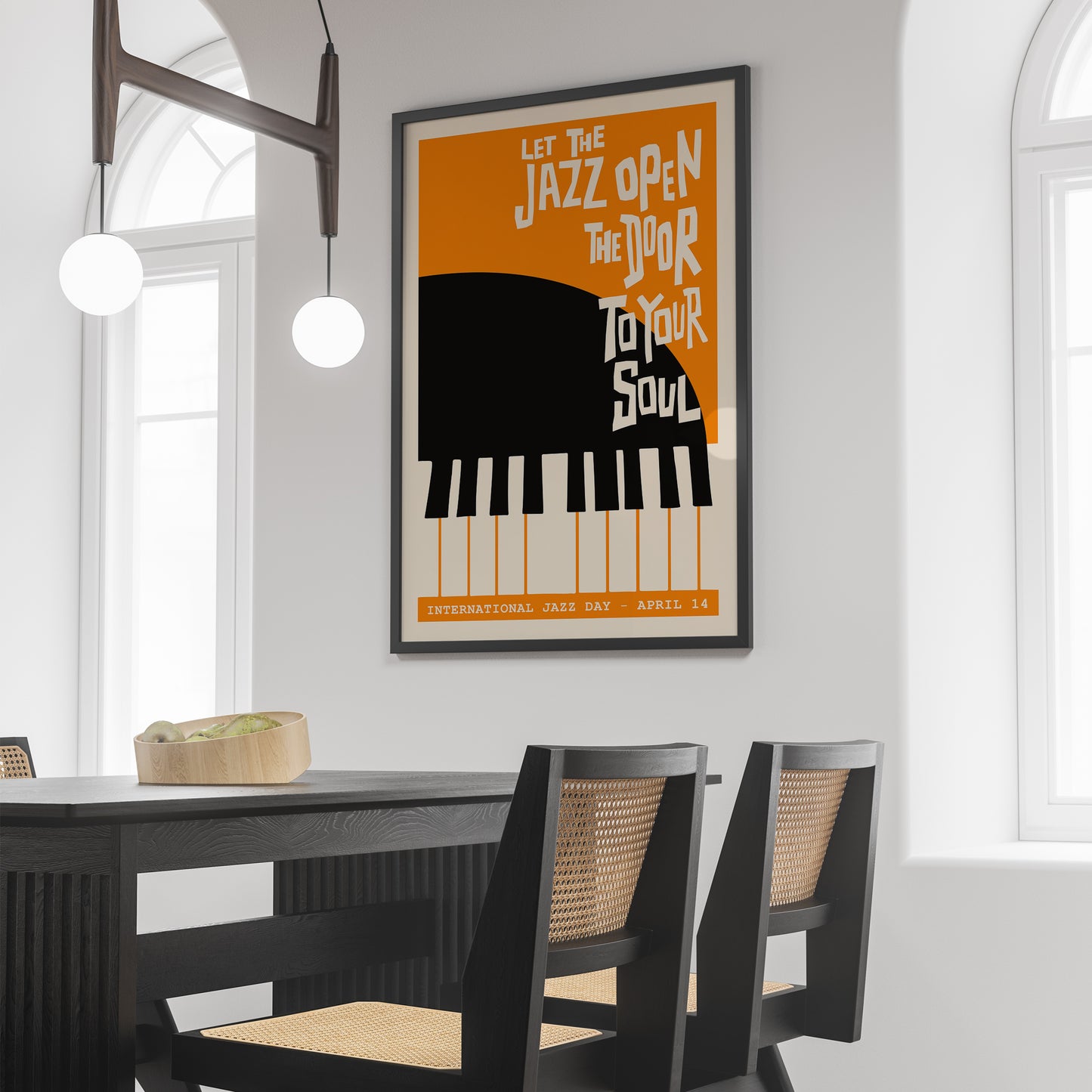 Jazz Quote Piano Poster