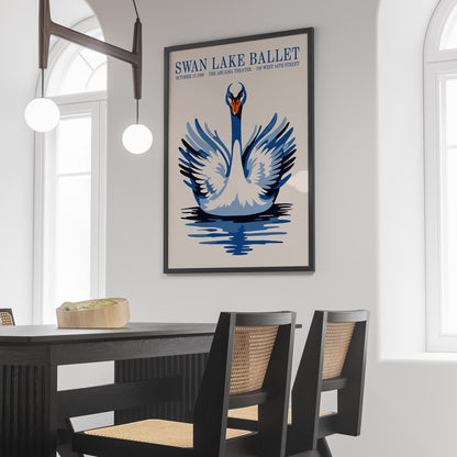 Swan Lake Ballet Poster