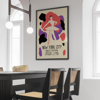 NYC Ballet Festival Art Print