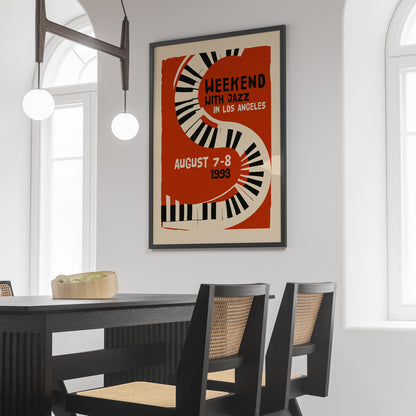 Weekend With Jazz in Los Angeles Poster