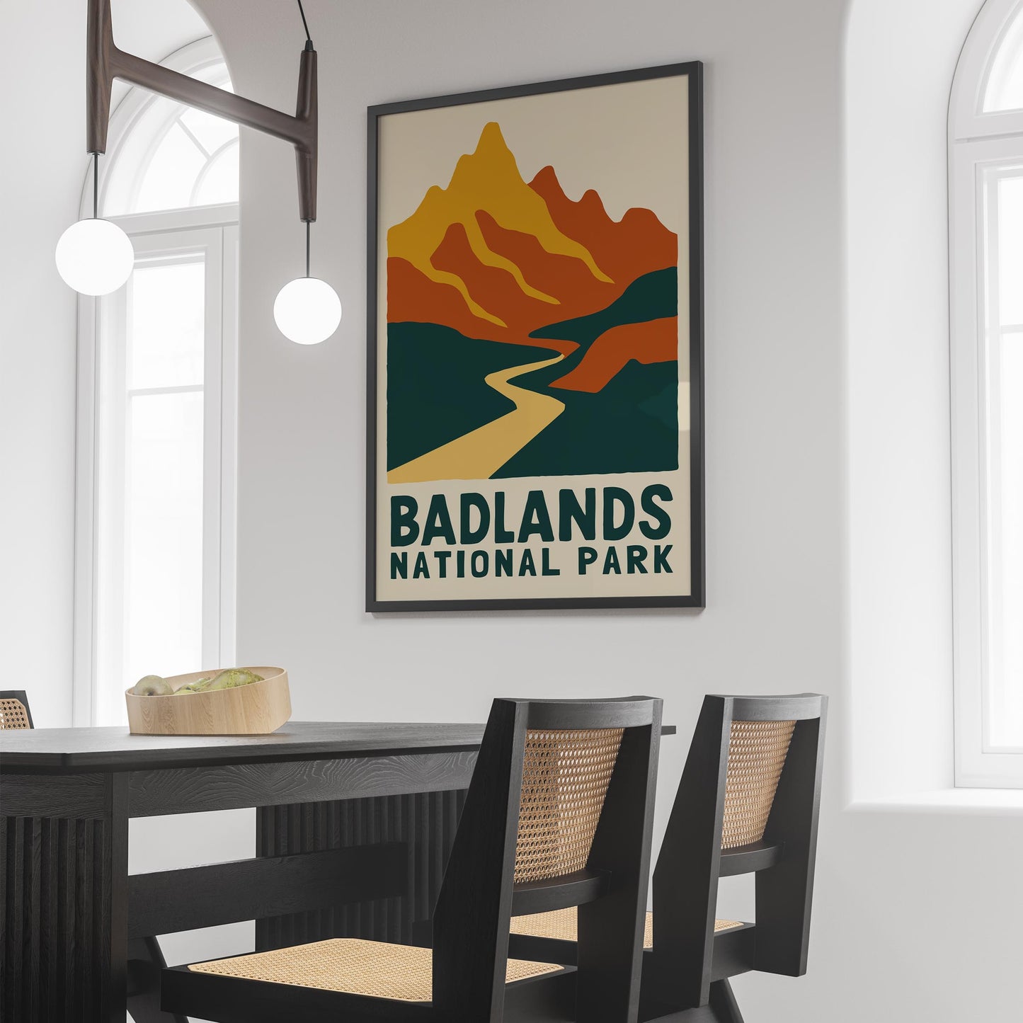 Badlands National Park Poster Print