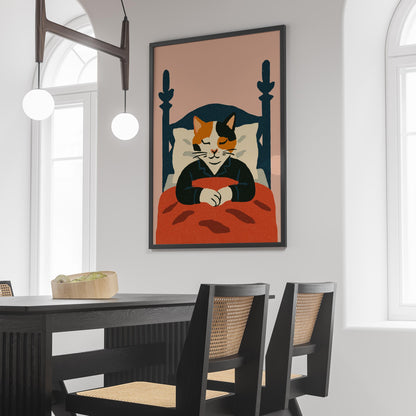 Sleeping Cat Poster Print