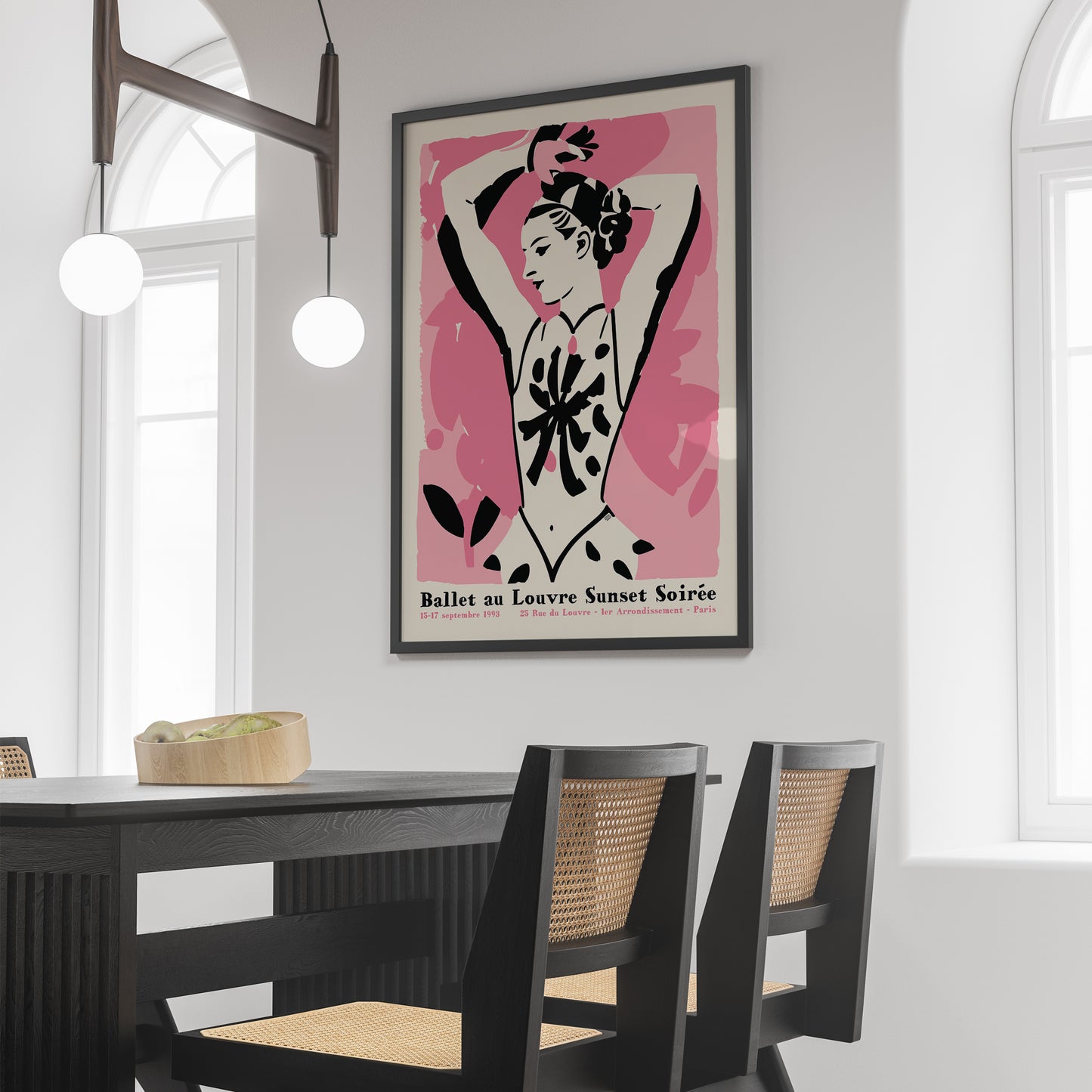 French Ballet 1993 Ballerina Poster