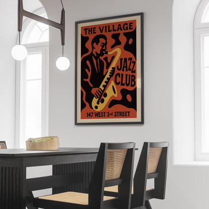 Village Jazz Club Poster