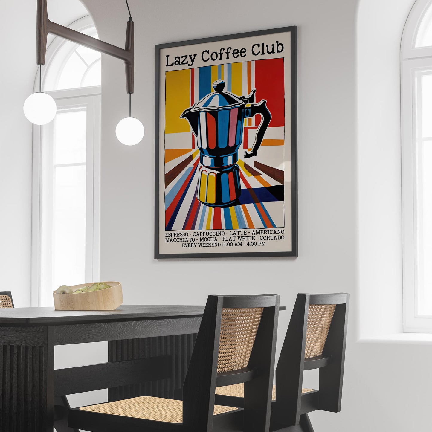 Lazy Coffee Club Poster