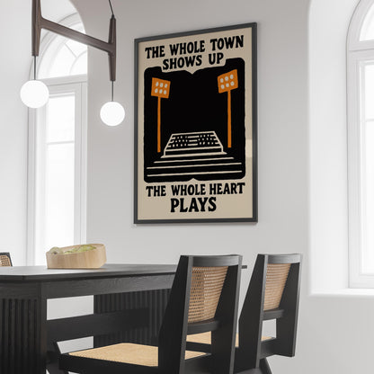 Stadium Night Poster Print