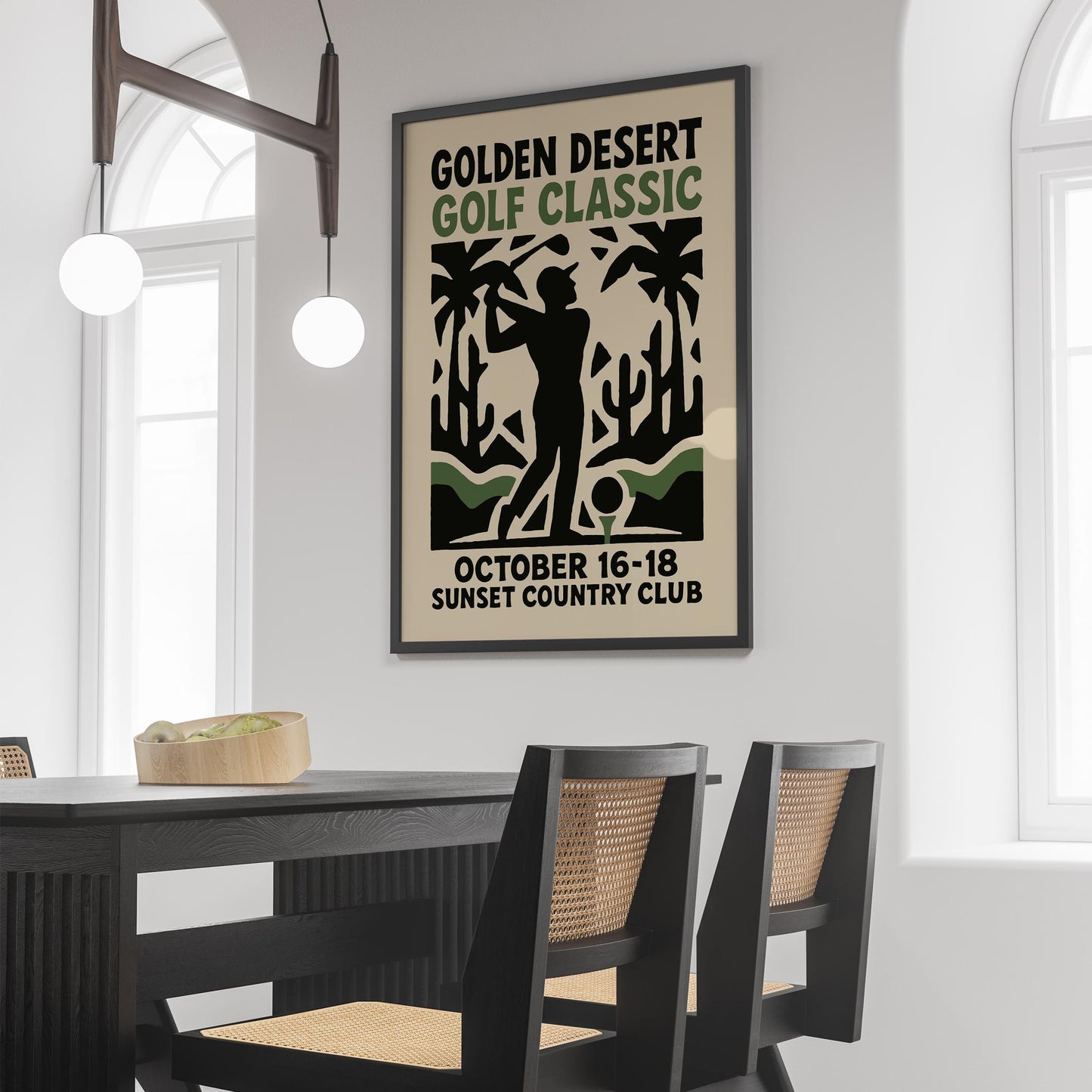 Desert Golf Classic Poster