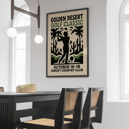 Desert Golf Classic Poster