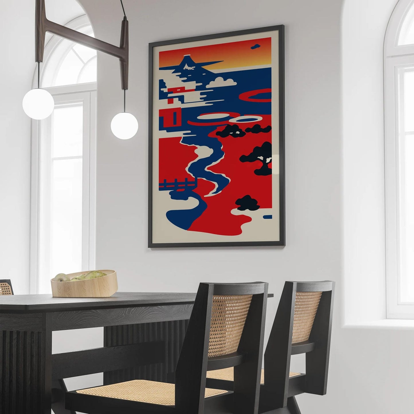 Japanese Landscape Wall Art Print