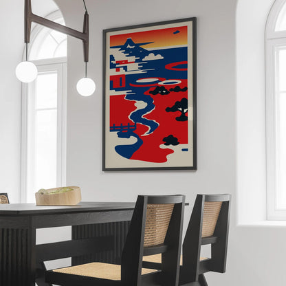 Japanese Landscape Wall Art Print