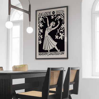 Jaloux Vintage Ballet Poster