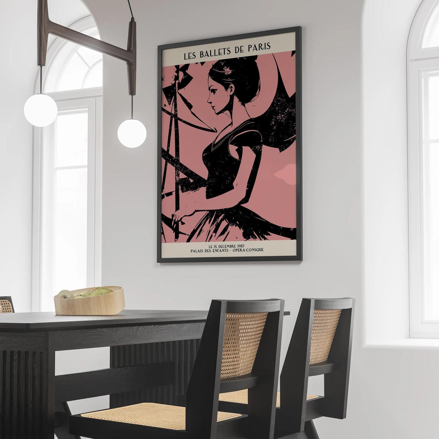 French Ballet Vintage Wall Art Print
