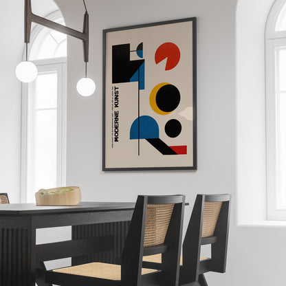Moderne Kunst Exhibition Bauhaus Poster