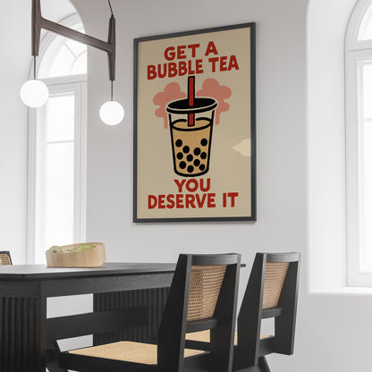 Bubble Tea Poster Print