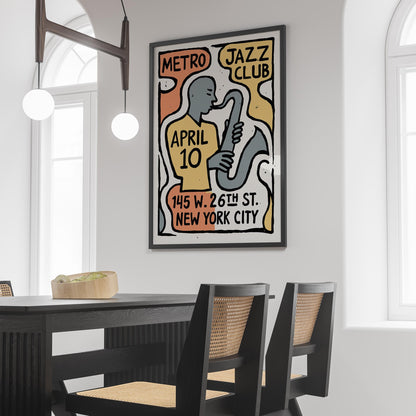 Metro Jazz Club Poster