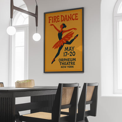 Fire Dance Poster Print