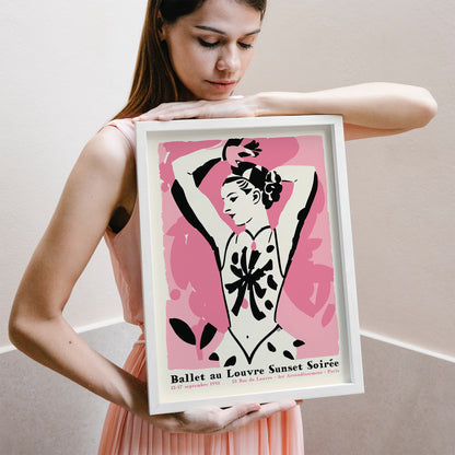 French Ballet 1993 Ballerina Poster