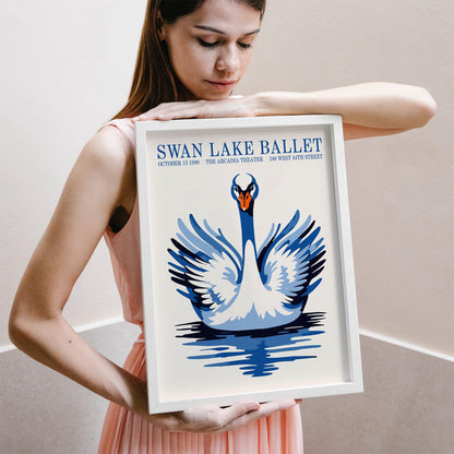 Swan Lake Ballet Poster