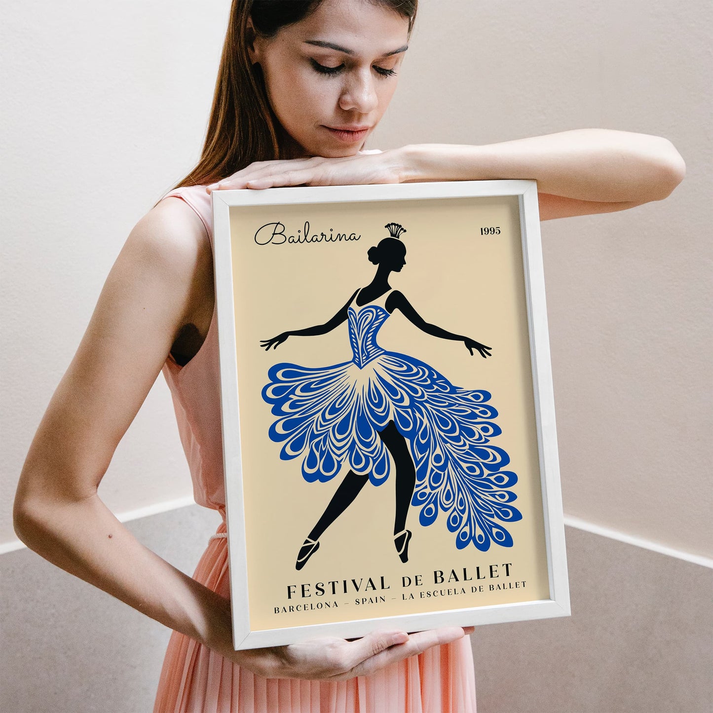Barcelona Ballet Festival Poster - Dance Wall Art Print