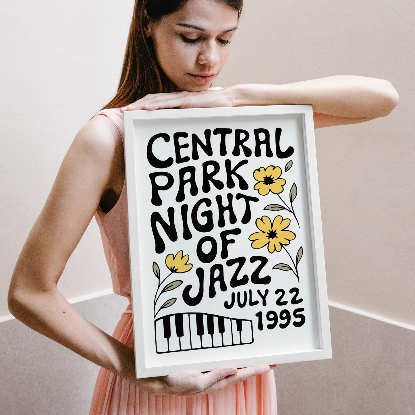 Central Park Jazz Poster