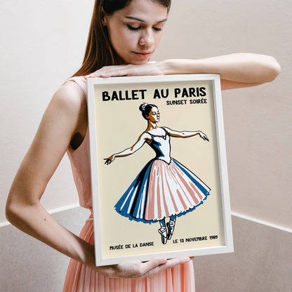 Vintage French Ballet Poster