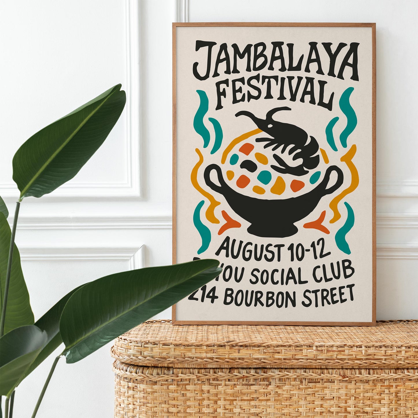 Jambalaya Festival Poster Print