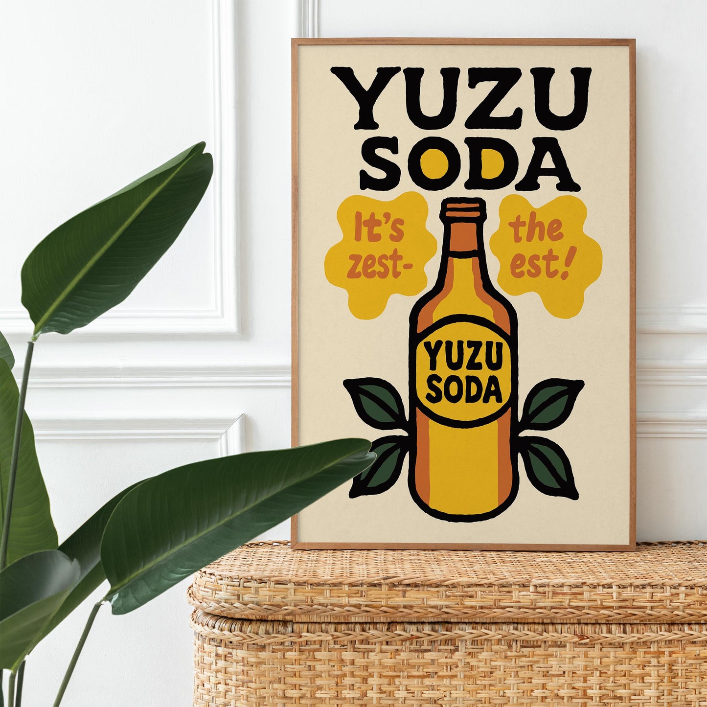Yuzu Soda Burst Poster