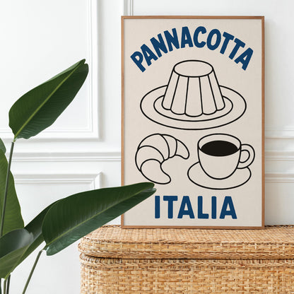 Panna Cotta Print Poster