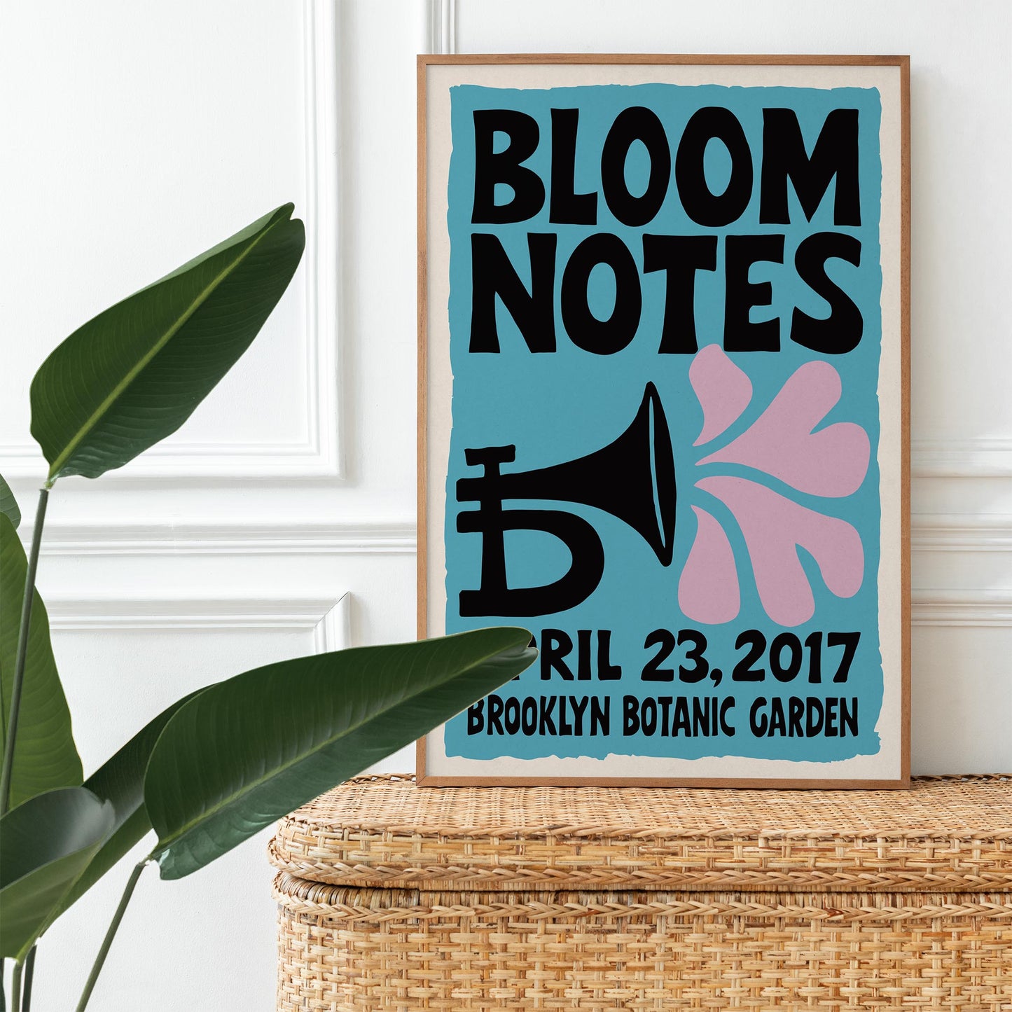 Bloom Notes Jazz Poster