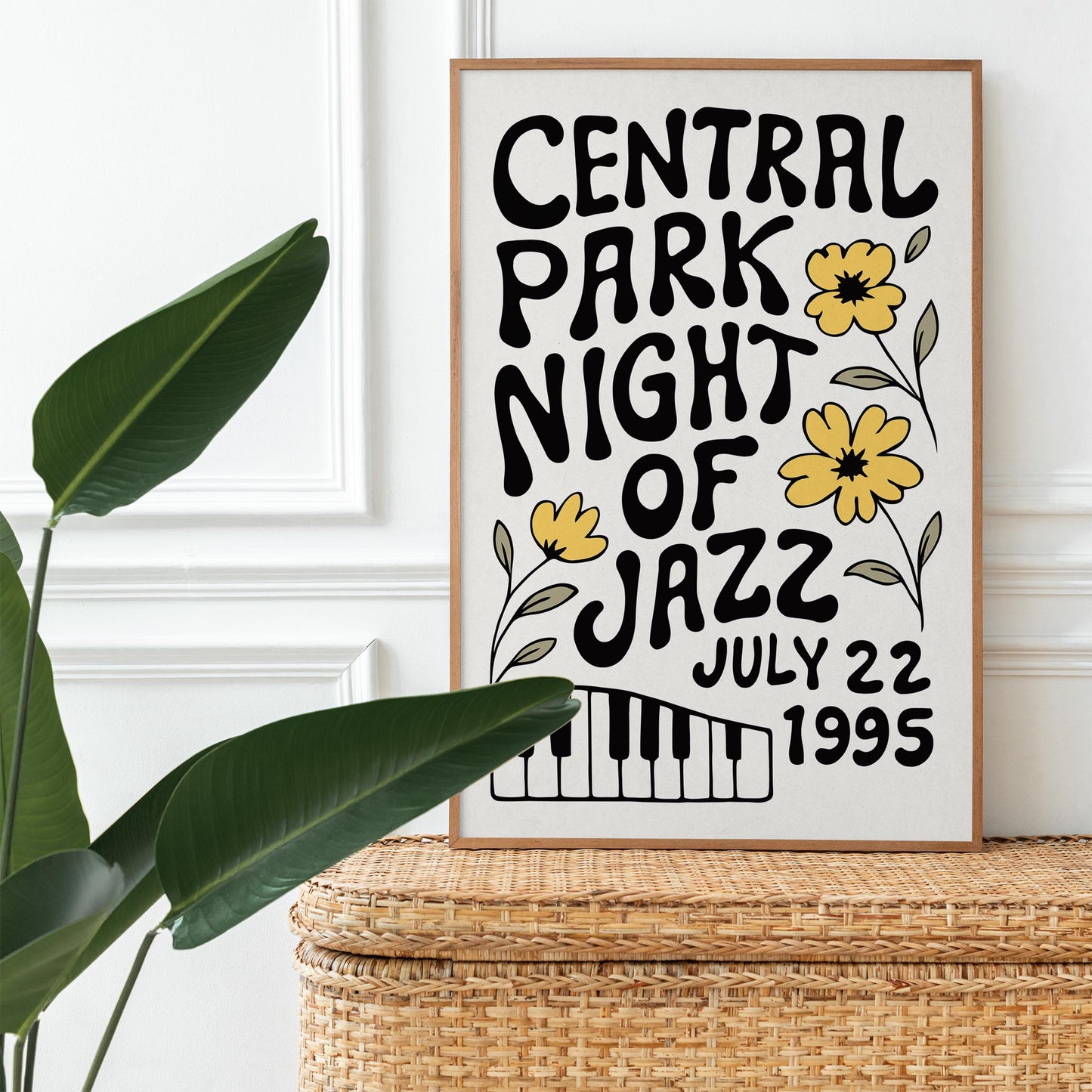 Central Park Jazz Poster