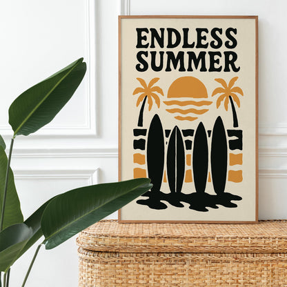 Endless Summer Surf Print