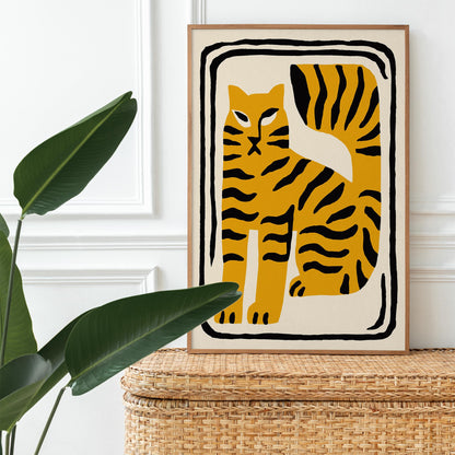 Bold Tiger Wall Art
