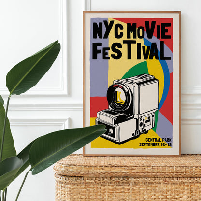 NYC Movie Festival Wall Art