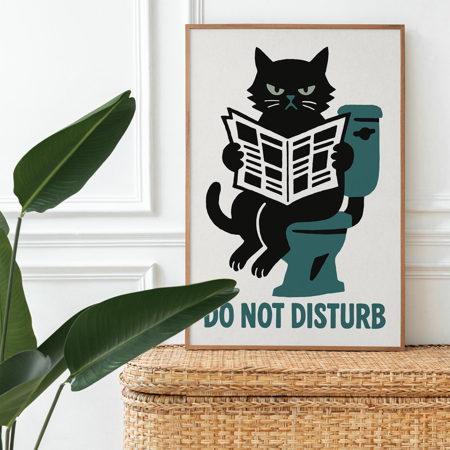 Do Not Disturb Cat Poster