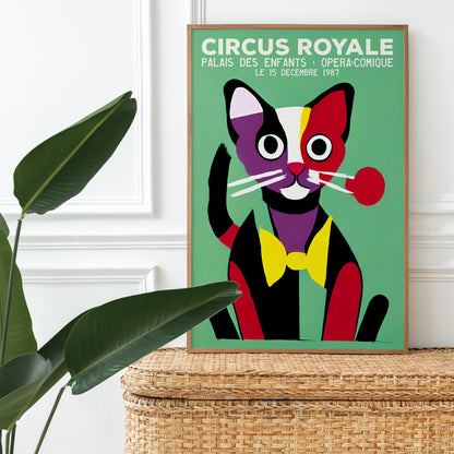 French Circus Royale Vintage Poster