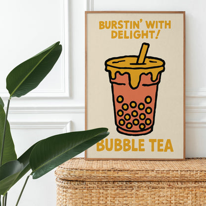 Bubble Tea Fun Poster