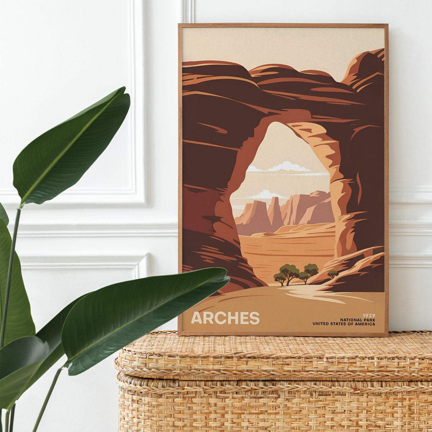 Arches National Park Travel Poster