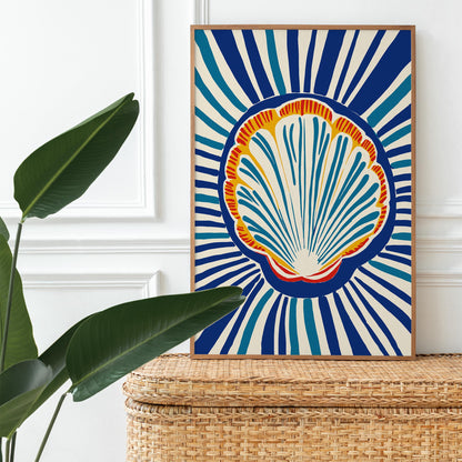 Seashell Coastal Wall Art