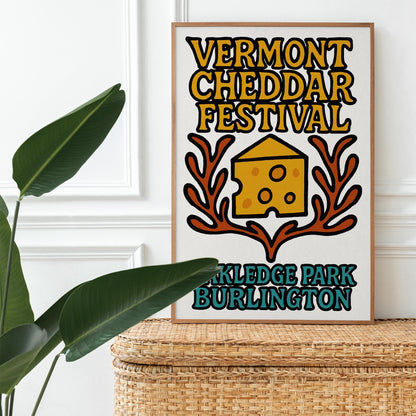 Vermont Cheddar Festival Poster