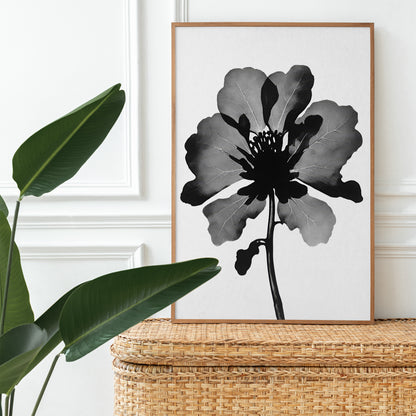 Floral Ink Scandinavian Poster