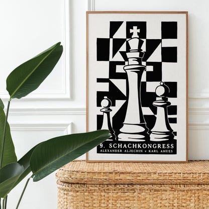 Schachkongress Chess Poster