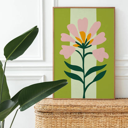 Eclectic Cute Flower Art Print