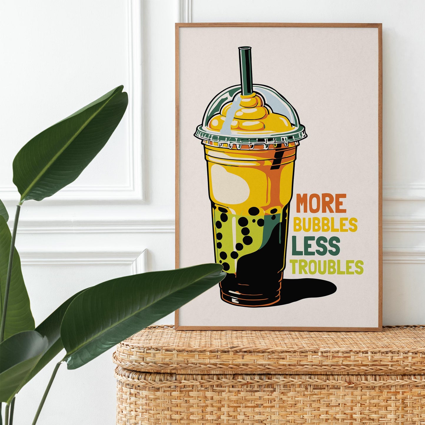 Bubble Tea Drink Poster