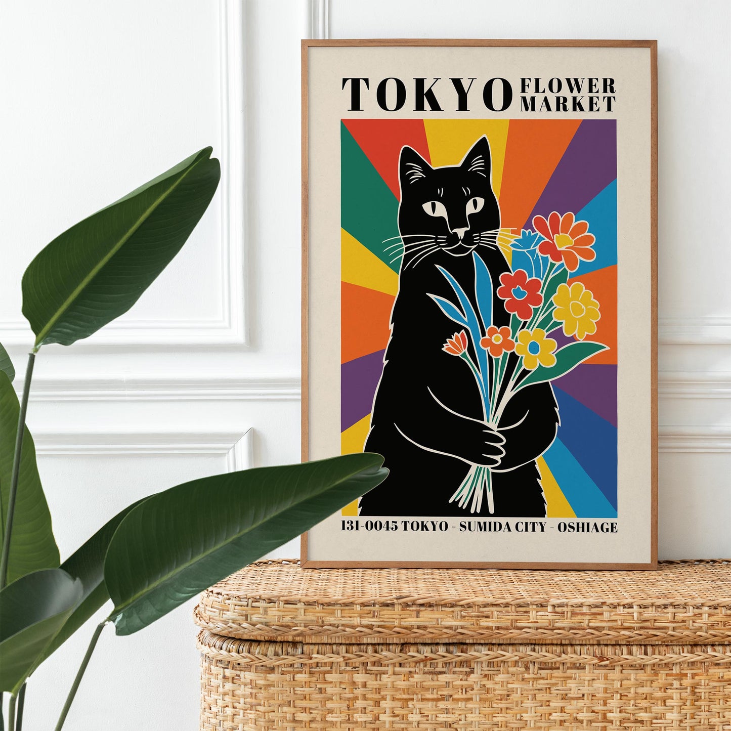 Tokyo Flower Market Poster