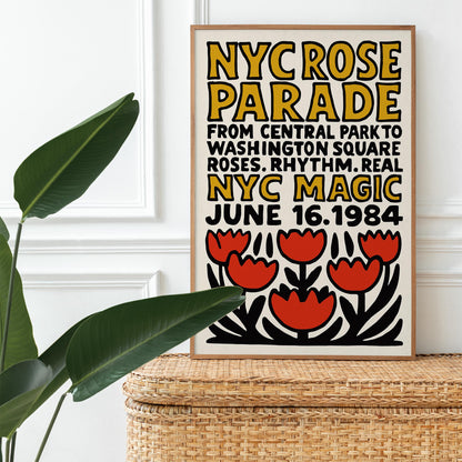 NYC Rose Parade Poster