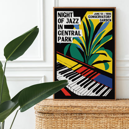 Night of Jazz in Central Park 1996 Poster