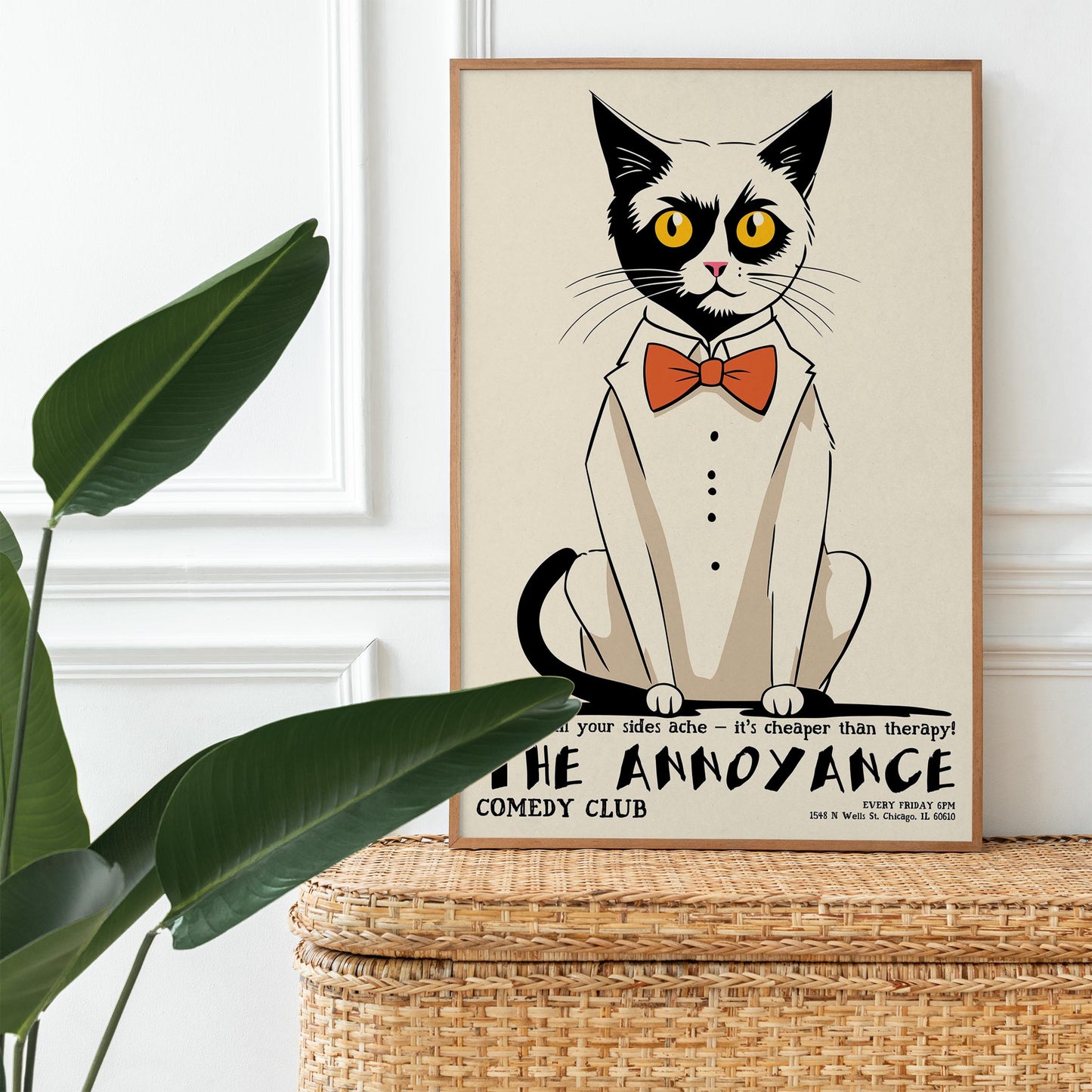 Fancy Cat Comedy Poster