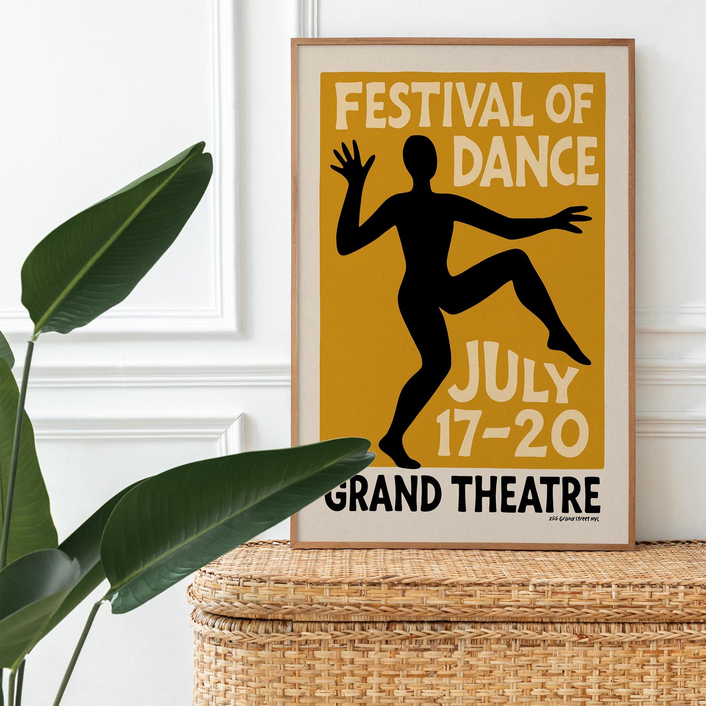Dance Festival Retro Poster Print