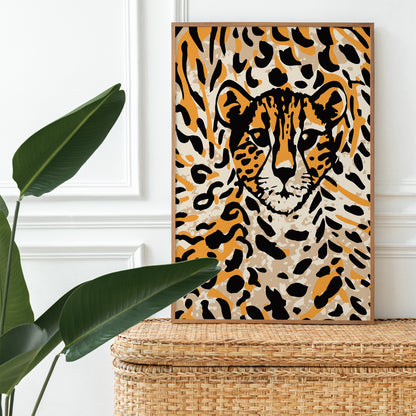 Baby Cheetah Artistic Wall Art